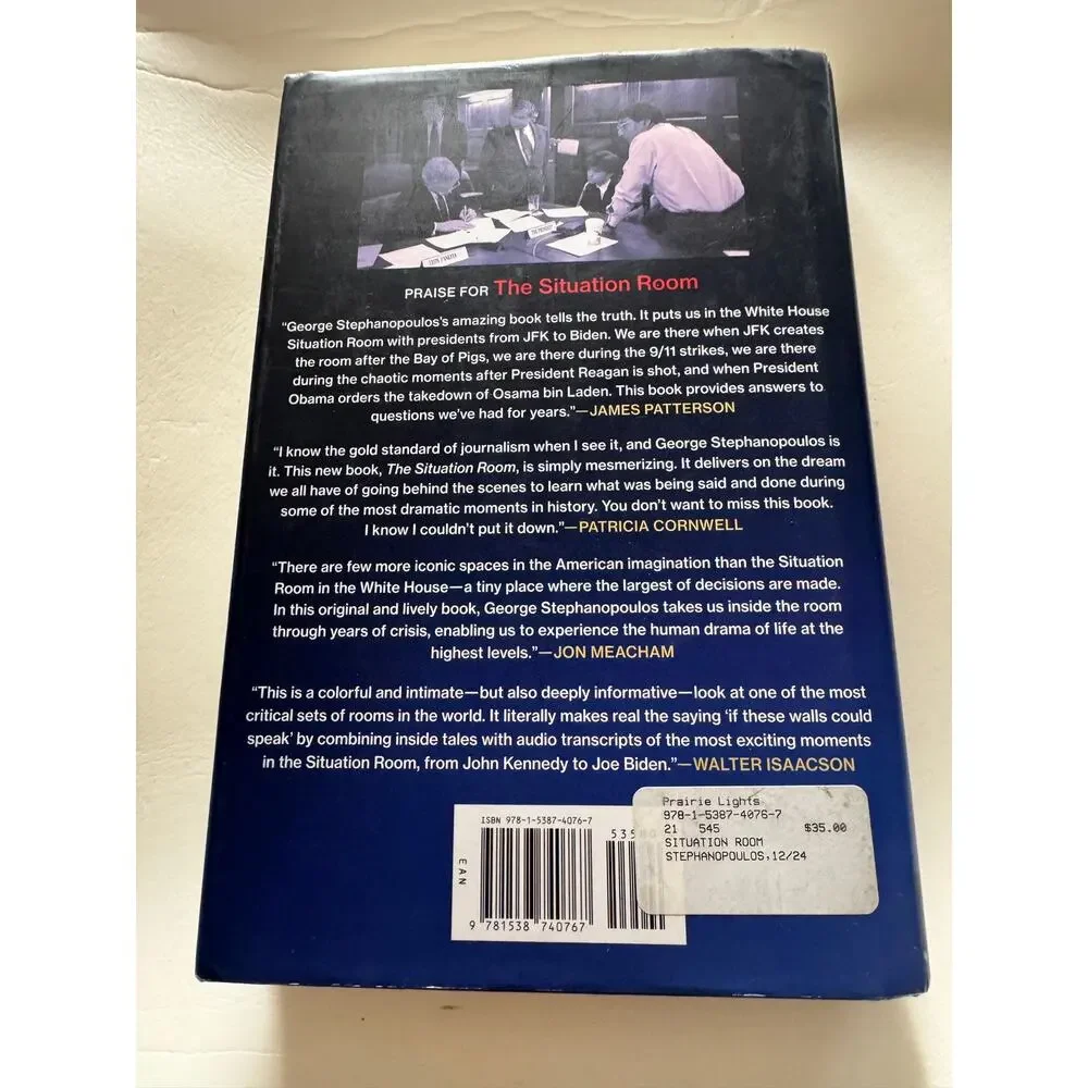 The Situation Room George Stephanopoulos Hardcover Presidents In Crisis Book